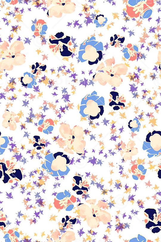 绿植树叶印花华亿平台图片