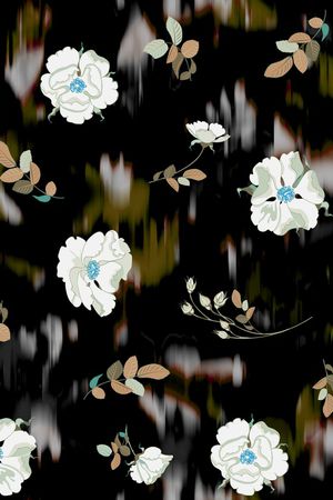 绿植树叶印花华亿平台图片