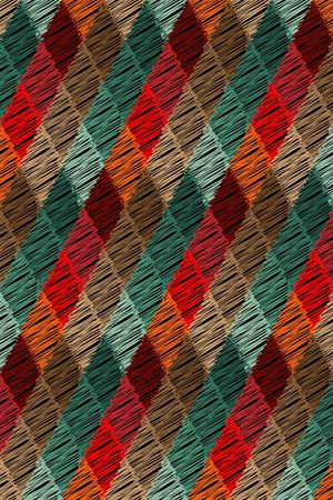 几何印花华亿平台图片