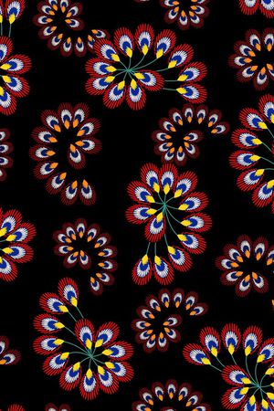 羽毛印花华亿平台图片