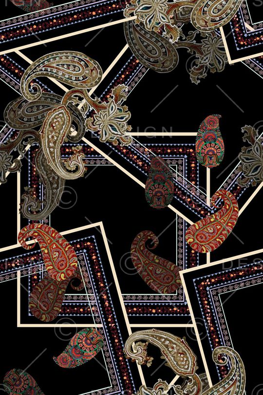 几何印花华亿平台图片