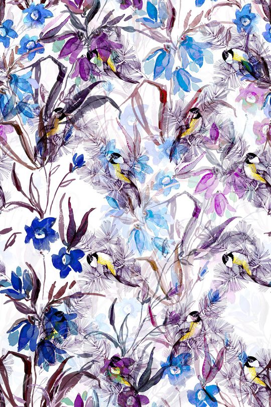 动物花卉印花华亿平台图片