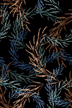 绿植树叶印花华亿平台图片