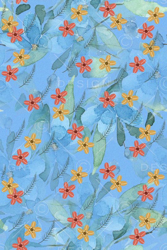 绿植树叶印花华亿平台图片