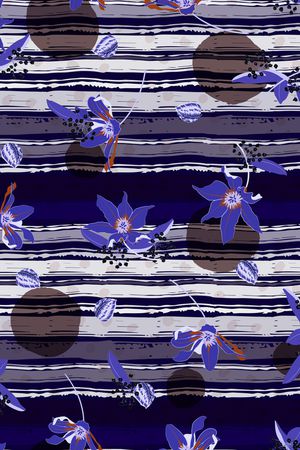 绿植树叶印花华亿平台图片