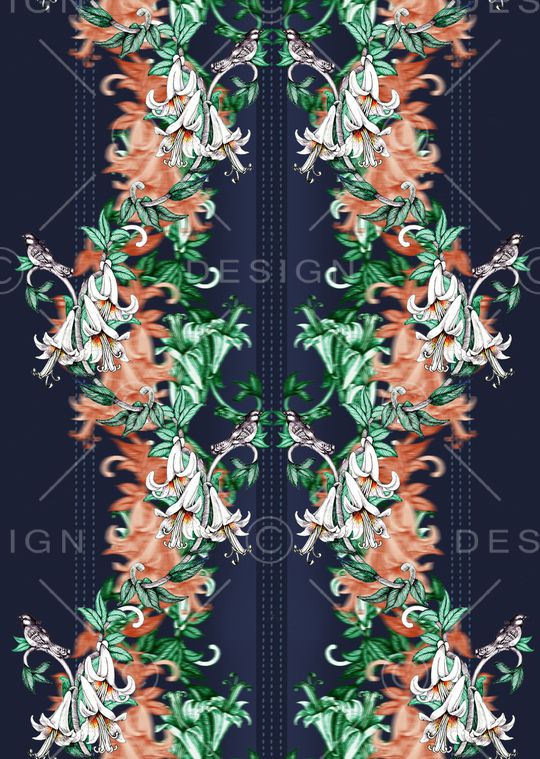 卷草印花华亿平台图片