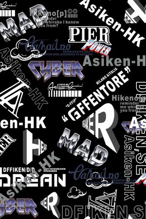 字母印花华亿平台图片