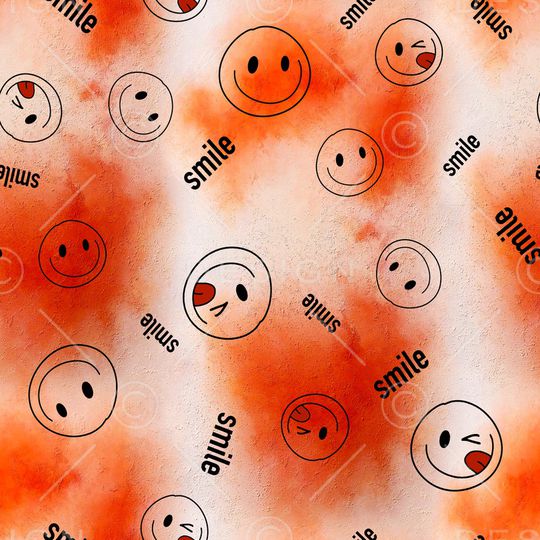 笑脸印花华亿平台图片