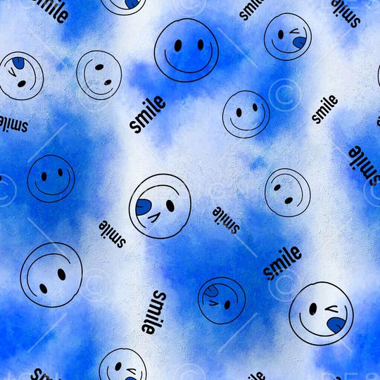 笑脸印花华亿平台图片