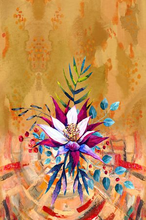 线条印花华亿平台图片