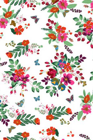 连衣裙印花华亿平台图片