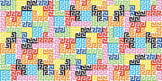 几何印花华亿平台图片