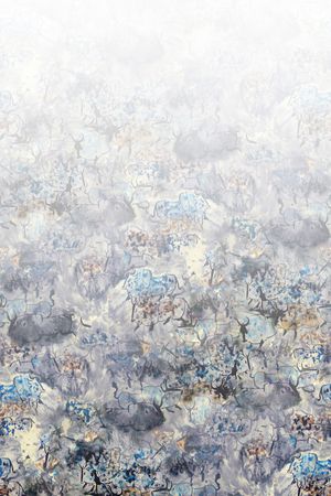 水墨风印花华亿平台图片