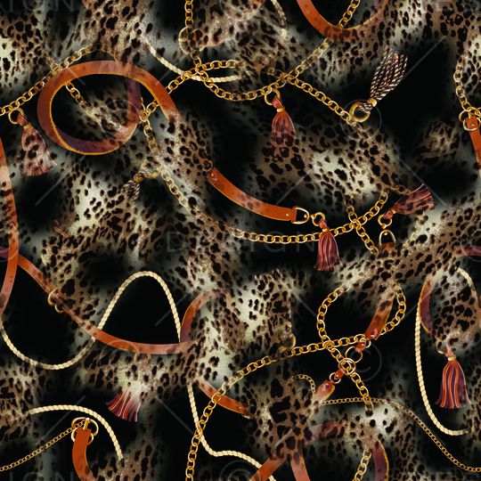 豹纹印花华亿平台图片