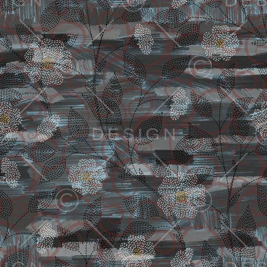 绿植树叶印花华亿平台图片