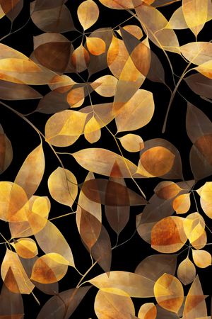 绿植树叶印花华亿平台图片