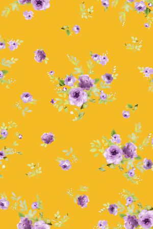 民族花卉印花华亿平台图片