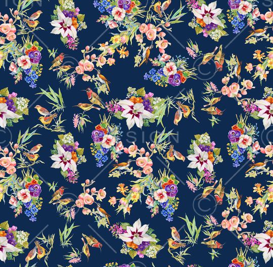 鸟印花华亿平台图片