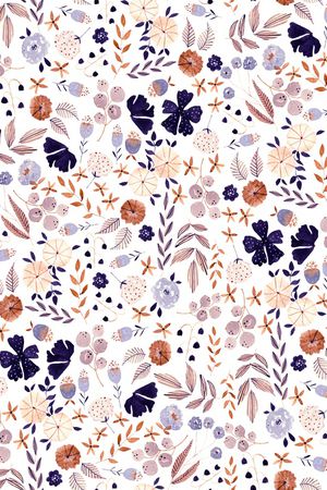 小碎花印花华亿平台图片