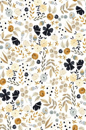 小碎花印花华亿平台图片