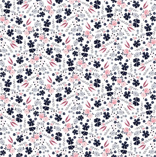 小碎花印花华亿平台图片