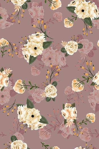 鲜花印花华亿平台图片