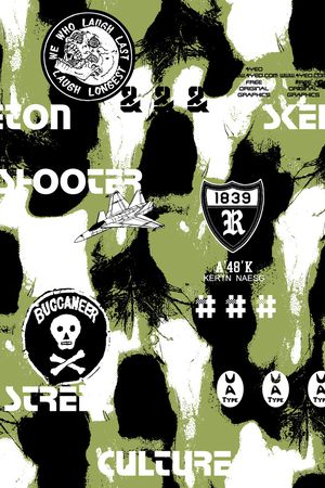 字母印花华亿平台图片