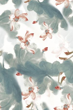 荷花印花华亿平台图片