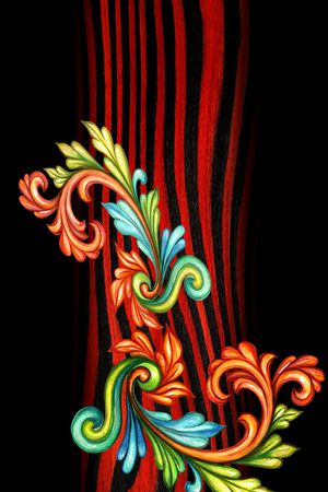 线条印花华亿平台图片