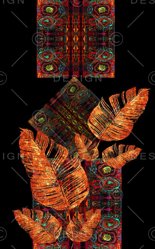 线条印花华亿平台图片