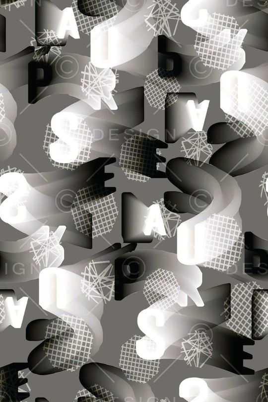 字母印花华亿平台图片