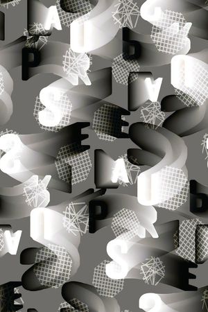 字母印花华亿平台图片