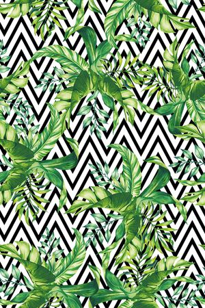 绿植树叶印花华亿平台图片