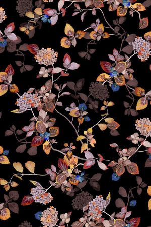 绿植树叶印花华亿平台图片