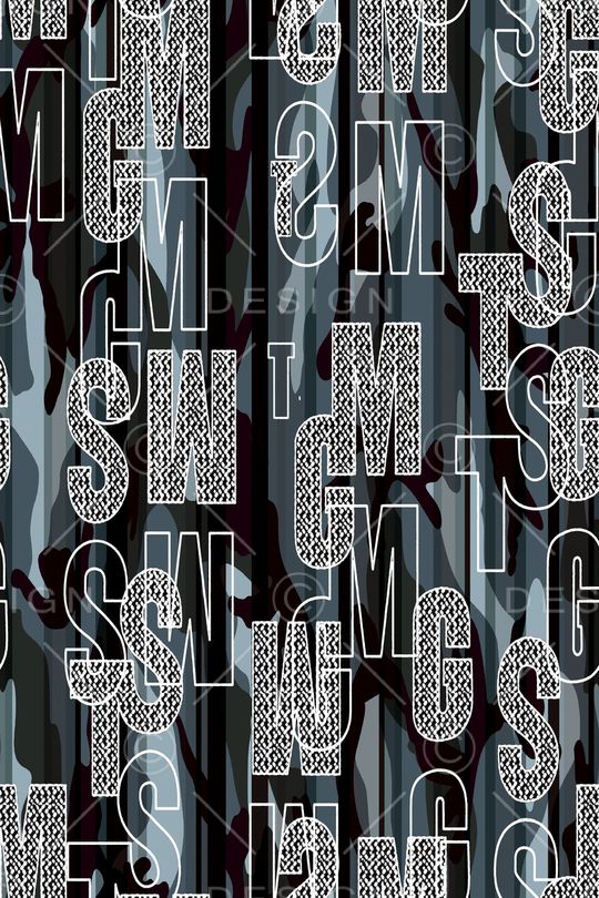 字母印花华亿平台图片