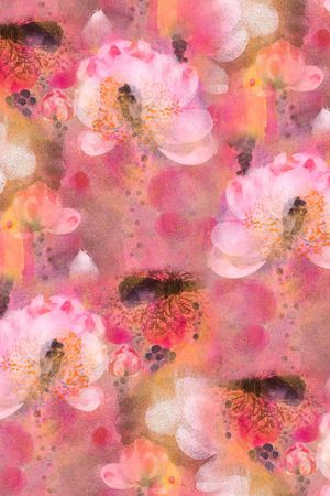 荷花印花华亿平台图片