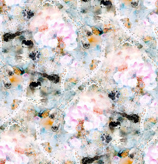 荷花印花华亿平台图片