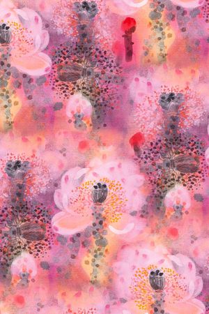 荷花印花华亿平台图片