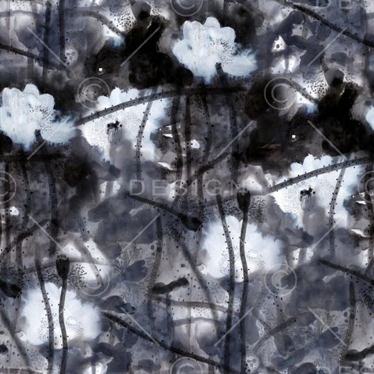 荷花印花华亿平台图片