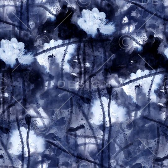 荷花印花华亿平台图片