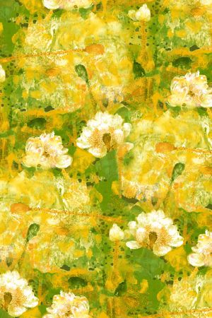 荷花印花华亿平台图片