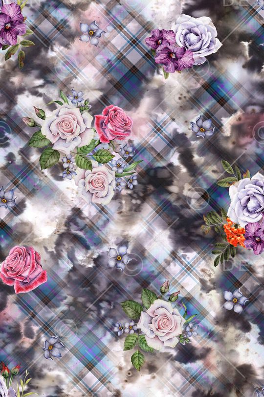 绿植树叶印花华亿平台图片