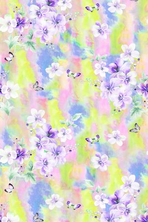 绿植树叶印花华亿平台图片