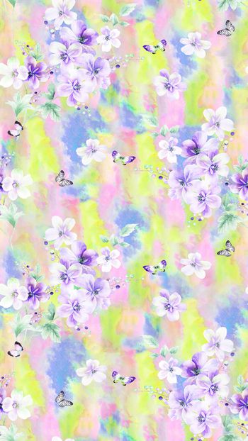 绿植树叶印花华亿平台图片