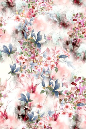 绿植树叶印花华亿平台图片