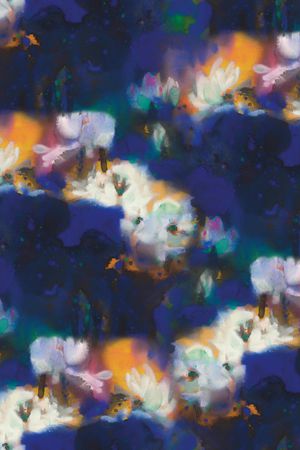 水墨风印花华亿平台图片