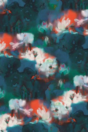 水墨风印花华亿平台图片