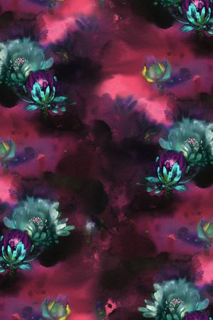 水墨风印花华亿平台图片