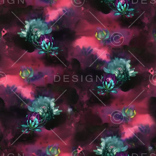 水墨风印花华亿平台图片