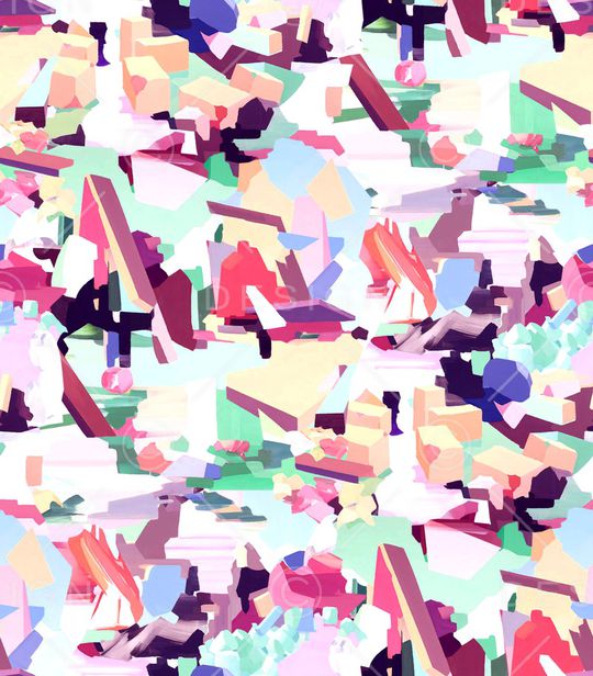 几何印花华亿平台图片